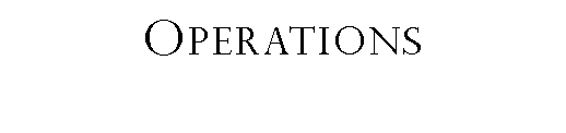 Text Box: Operations